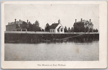 Mission at Fort William Ontario Postcard