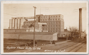 Ogilvie Flour Mills Co Winnipeg Manitoba MB Canada 1910 Essex ONT Cancel Eureka Photo Post Card Company Postcard