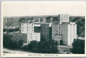 Ogilvy Flour Mills Medicine Hat Alberta AB Canada Unused Novelty Postcard 