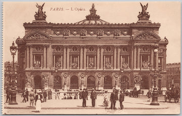 Paris L'Opera France Postcard