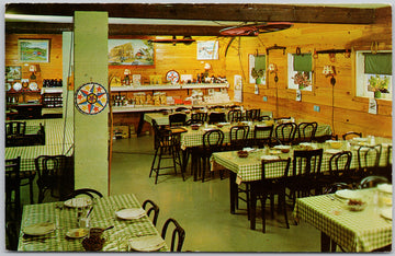 Plain & Fancy Farm Intercourse PA Pennsylvania Dining Room Vintage Postcard