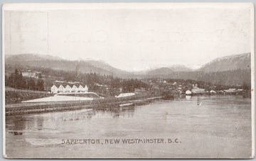 Sapperton New Westminster BC Postcard 