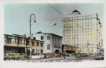 CPR Depot Palliser Hotel Calgary AB Alberta