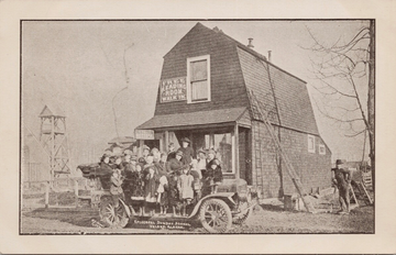 Valdez Alaska Episcopal Sunday School Auto Free Reading Room Scarce Postcard 