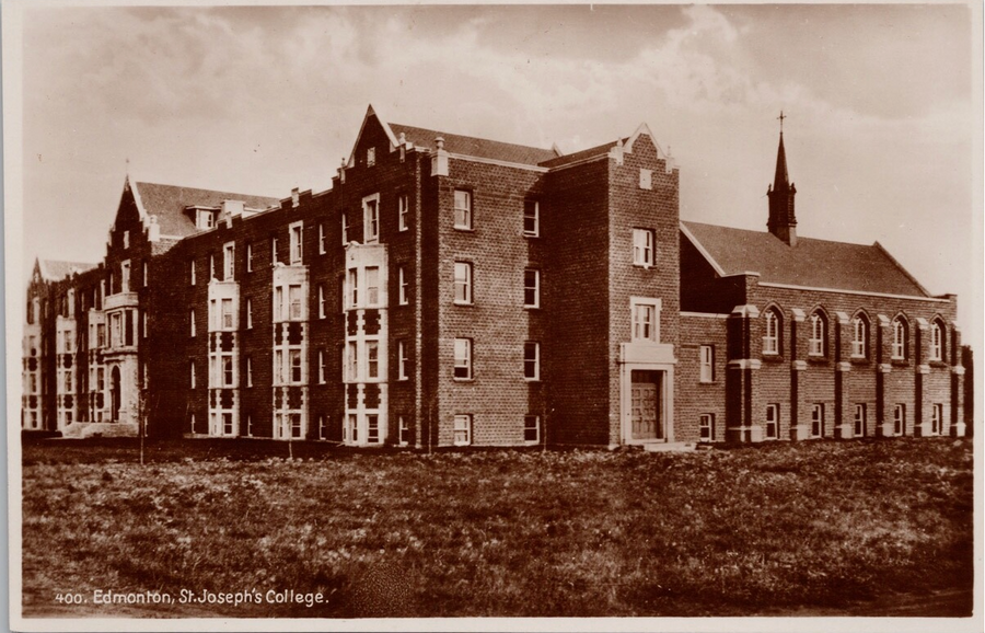 St. Josephs College Edmonton AB University of Alberta Unused RPPC Postcard 