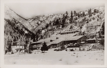 Concentrator at Hedley BC Stamp Mill Gold Mining Postcard