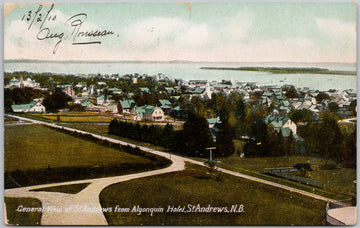 St. Andrews NB from Algonquin Hotel Postcard