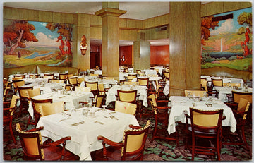 Sylvan Room Pick-Roosevelt Hotel Pittsburgh PA Pennsylvania Vintage Postcard