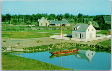 Upper Canada Village Ontario ON from Block House Postcard 