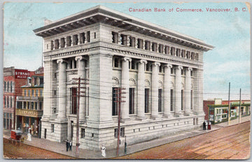 Vancouver BC Canadian Bank of Commerce Postcard 