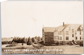 Vermilion Alberta Agriculture Buildings  Postcard 