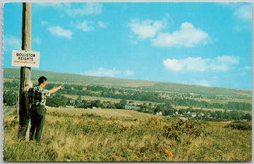 Wolliston Heights Lookoff Truro Nova Scotia Postcard 