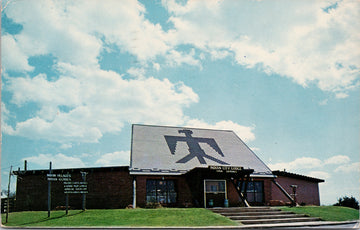 Anadarko Oklahoma Indian City Lodge c1964 Vintage Postcard S1