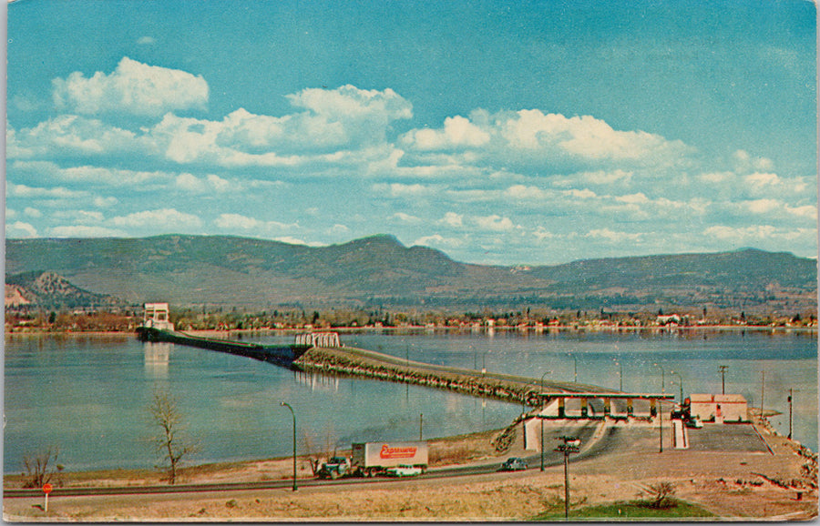 Kelowna BC Okanagan Lake Bridge Postcard