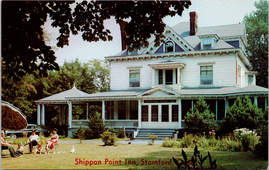 Shippan Point Inn Stamford CT Connecticut Vintage Postcard