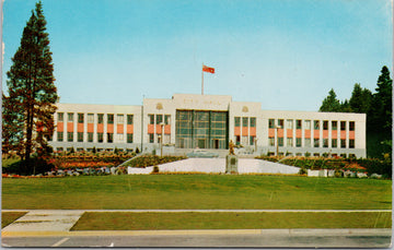 City Hall New Westminster BC British Postcard