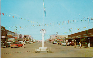 Dawson Creek BC Mile Zero 0 Alaska Highway Unused Vintage Postcard S2