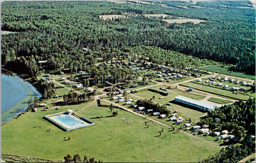 Vacationland Travel Park Brackley Beach PE Prince Edward Island Aerial Vintage Postcard S2