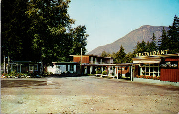 Hope BC Rupert Taylor Motel & Restaurant Anne Sparrow c1963 Postcard S2