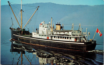 MV Uchuck III Boat Nootka Sound BC British Columbia Unused Postcard S2