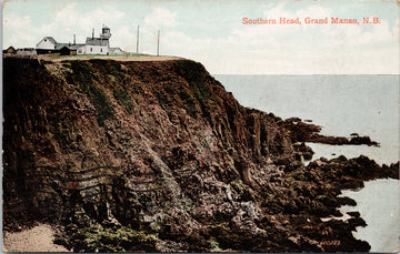 Southern Head Grand Manan NB New Brunswick J&A McMillan Postcard S2