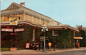 Victoria BC Royal London Wax Museum Crystal Garden Tussaud Postcard S2