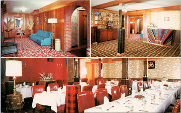 Victoria BC Holyrood House Scotia Dining Lounge Multiview Unused Postcard S3