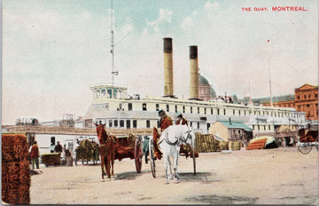 The Quay Montreal QC Quebec Unused Postcard S3