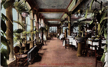 Davenport's Restaurant Spokane WA Washington c1908 Postcard S3