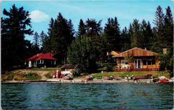 Fir Crest Resort Lac La Hache BC British Columbia Unused Postcard S3