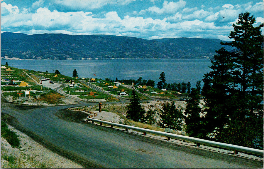 Okanagan Lake BC Provincial Government Camping Unused Postcard S3