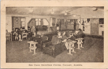 Red Cross Reception Centre Calgary Alberta AB Unused Postcard S3