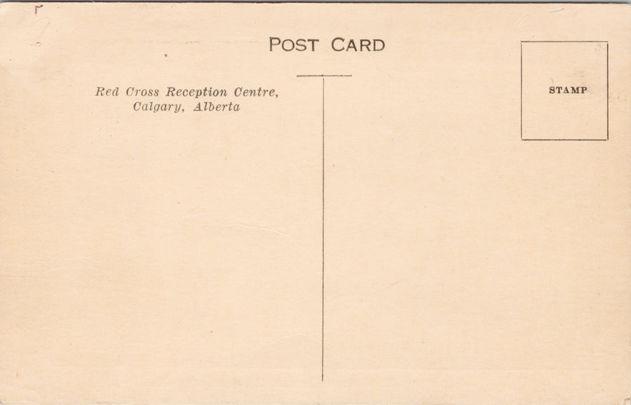 Red Cross Reception Centre Calgary Alberta AB Unused Postcard S3