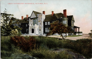 Lieut-Governor's Residence Victoria BC British Columbia Macfarlane Postcard S3