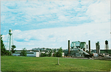 Abitibi Power & Paper Mill Iroquois Falls Ontario ON Postcard S3
