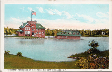 Rosette Residence of HR Rose Thousand Islands NY 