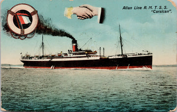 Allan Line SS 'Corsican' Steamship 