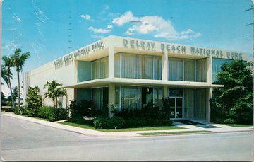 Delray Beach National Bank FL Postcard