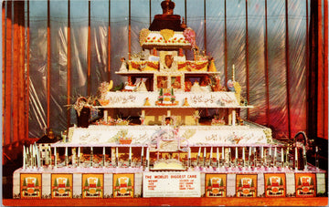 Nanaimo BC World's Biggest Cake Cut by HRH Princess Margaret 1958 Postcard