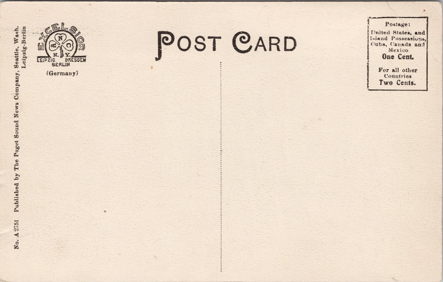 Seattle High School Seattle WA Unused ANC Excelsior Postcard S5