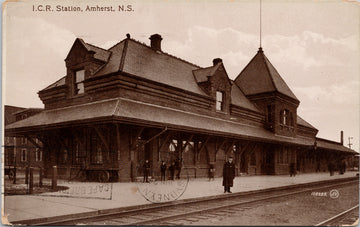 ICR Station Amherst NS Postcard