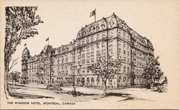 The Windsor Hotel Montreal QC Quebec Postcard 