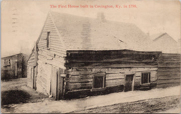 Covington KY First Home Built in 1798 Postcard 