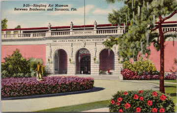 Ringling Art Museum Bradenton Sarasota FL Florida Postcard 