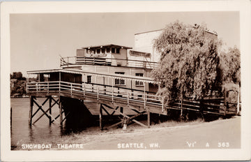 Seattle WA Showboat Theatre Postcard 