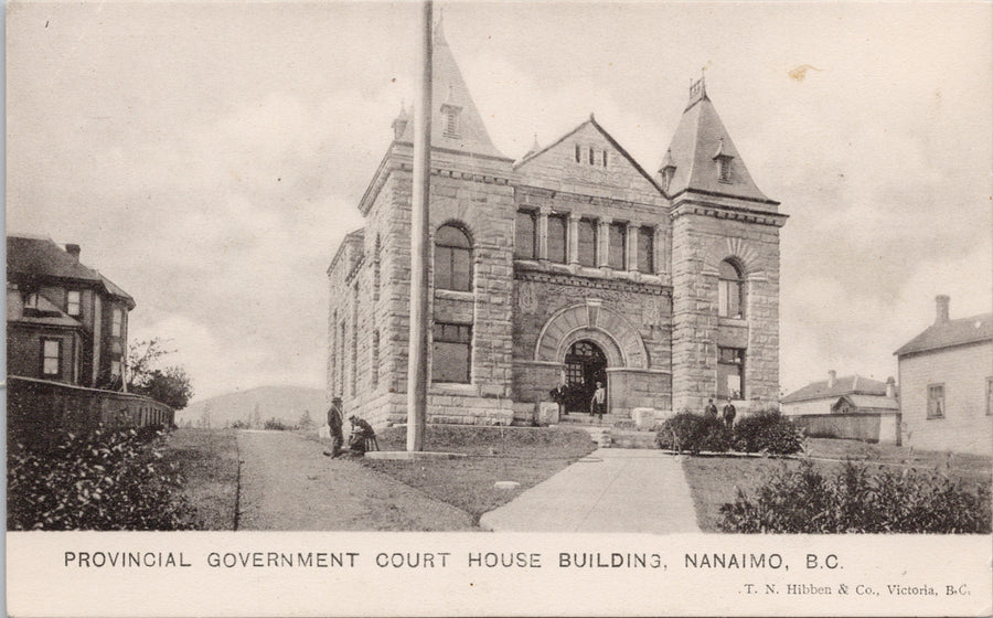 Nanaimo BC Provincial Government Court House Building Postcard 