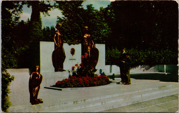 Harding Memorial Stanley Park Vancouver BC Warren Harding Postcard