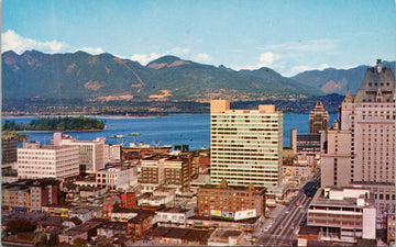 Vancouver BC Electric Building Skyline Postcard