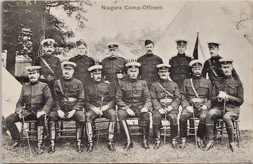 Niagara Camp Officers Ontario Canada Canadian Postcard 
