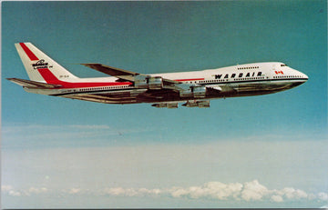 Wardair Boeing 747 Jet Airplane Postcard 